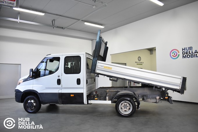 IVECO 50C15 D 6+1Quad-Tor RG Dop.Cabina Cassone Ribalt.